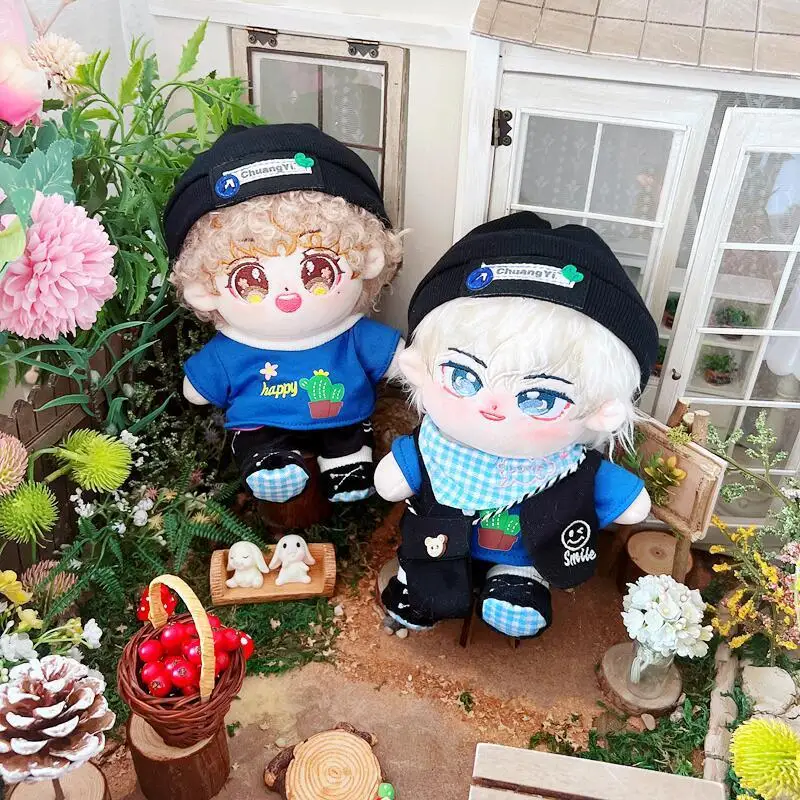 

Cute Pretty Boy Clothes for 20cm Idol Dolls Accessories Plush Toy Clothing Cactus Sweater Stuffed Dolls Outfit Soft Plushies Toy