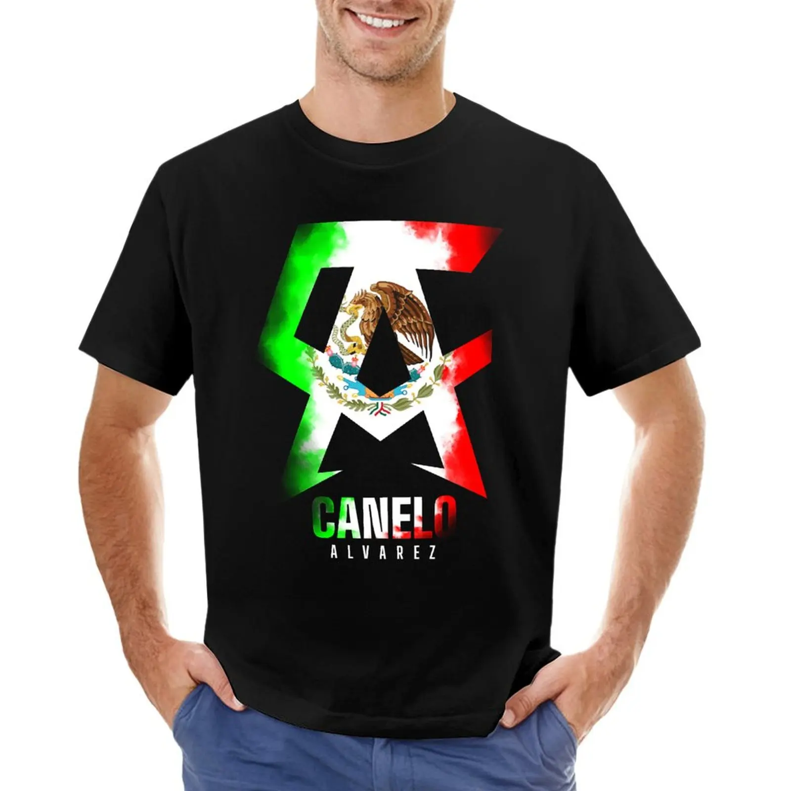 Canelo Alvarez T-Shirt quick drying graphic t shirts plus size men clothing