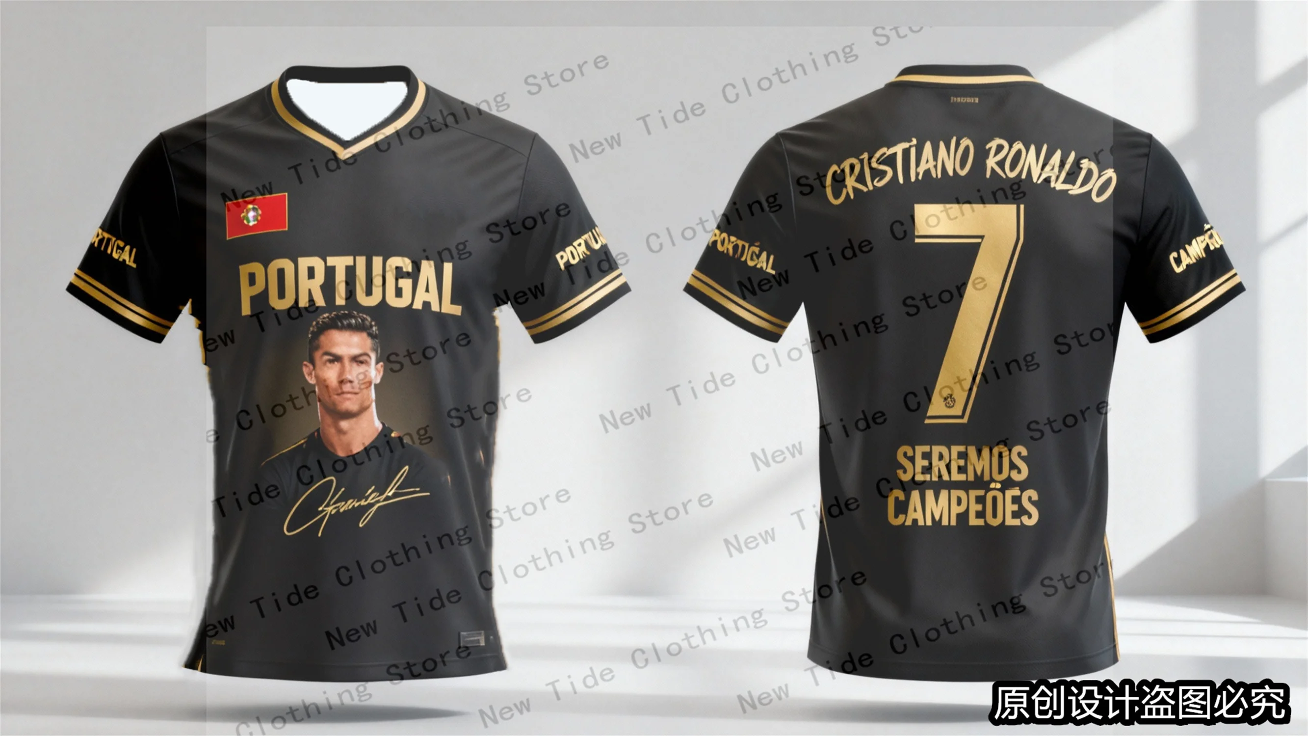 CR7 تصميم حصري من الجيرسيه التذكارية والقميص 2026 لمحبي الرجال - إصدار خاص لمحبي كرة القدم الآن 3