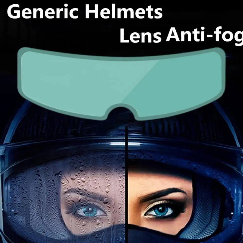 Filme anti-fog universal para o capacete elétrico da motocicleta, remendo claro, revestimento adesivo, montando B4A2