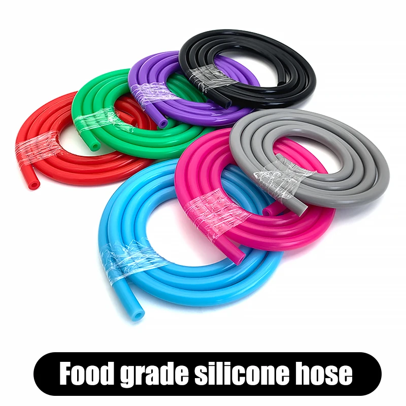 1Meter ID 2 3 4 5 6 7 8 9 10 12mm Silicone Tube Flexible Rubber Hose Food Grade Soft Drink Pipes Water Connector Silicone Tubing