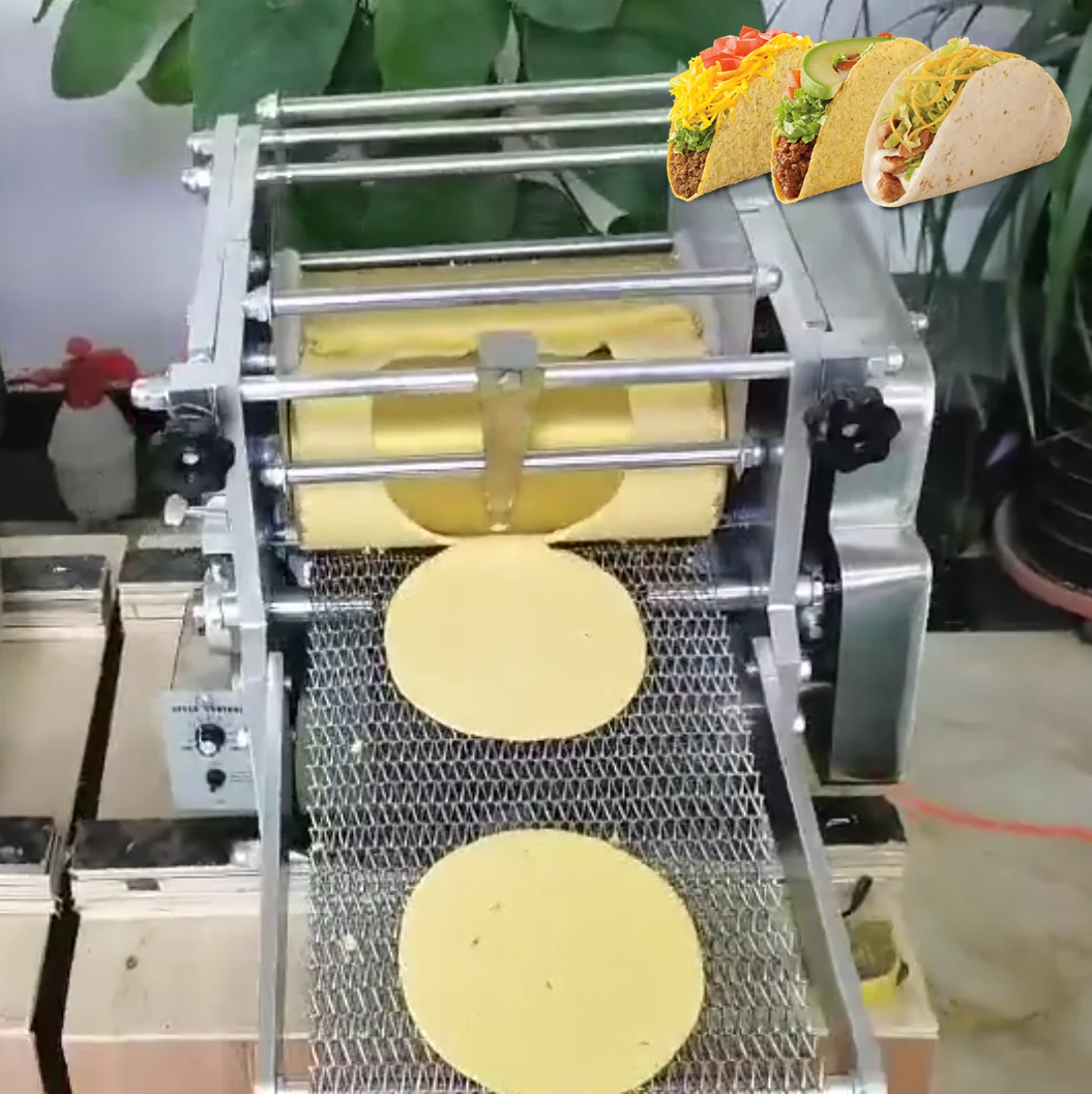 

Restaurant A Taco shell press flour roti corn tortita tlaxcalli grain product making making machine for make tortillas equipment