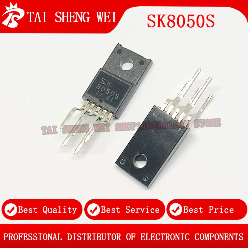 5pcs SK8050S 8050S 8050E SK-8050S 8050J 3A 5V TO-220F-5 SI-8050S TO220F New Original