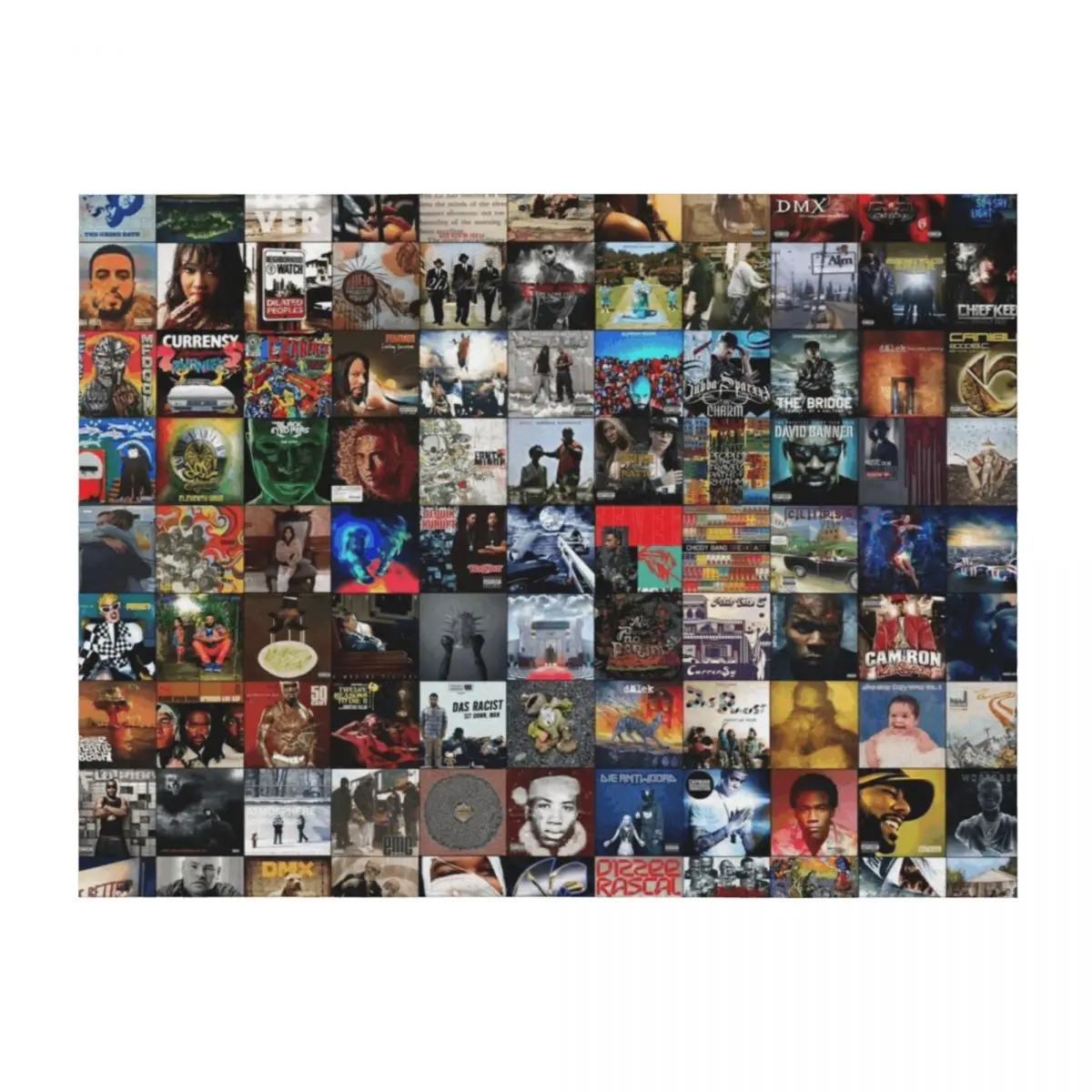 

Rap Music Albums Throw Blanket Summer Beddings cosplay anime Decoratives For Baby Blankets