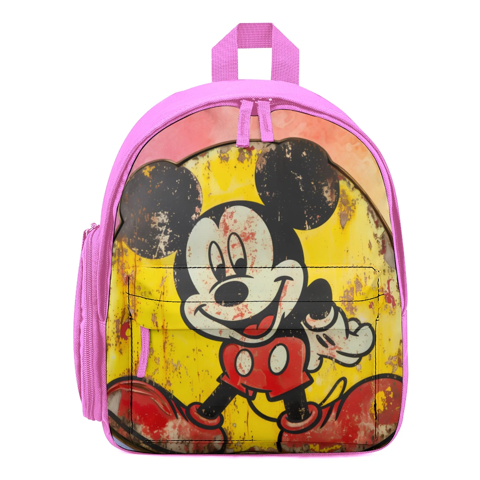 

Mickey Mouse Mochilas Printed School Bag 17Inch School Bags For Girls 12 Inch School Backpack Bag