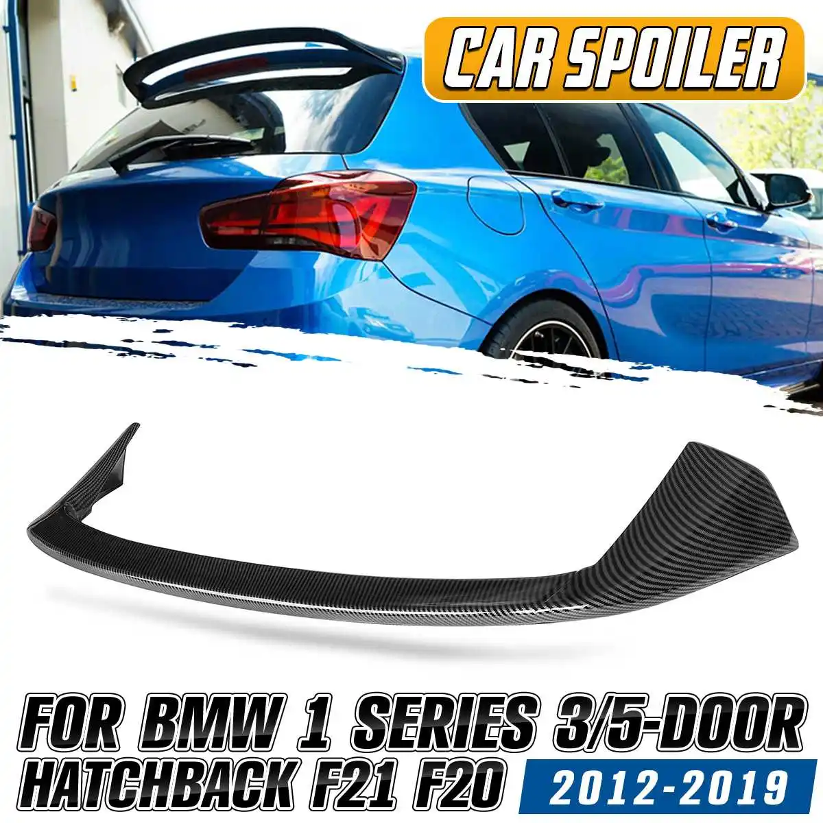 

F20 F21 Rear Roof Lip Spoiler For BMW 1 Series F20 F21 2012-2019 Rear Trunk Roof Spoiler Lip Boot Wing Lip Tail Wing Decoration