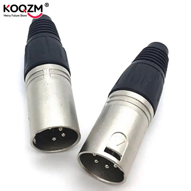 1pc Male & Female 3-Pin 4-Pin 5-Pin XLR Microphone Audio Cable Plug Connectors Cannon Cable Terminals