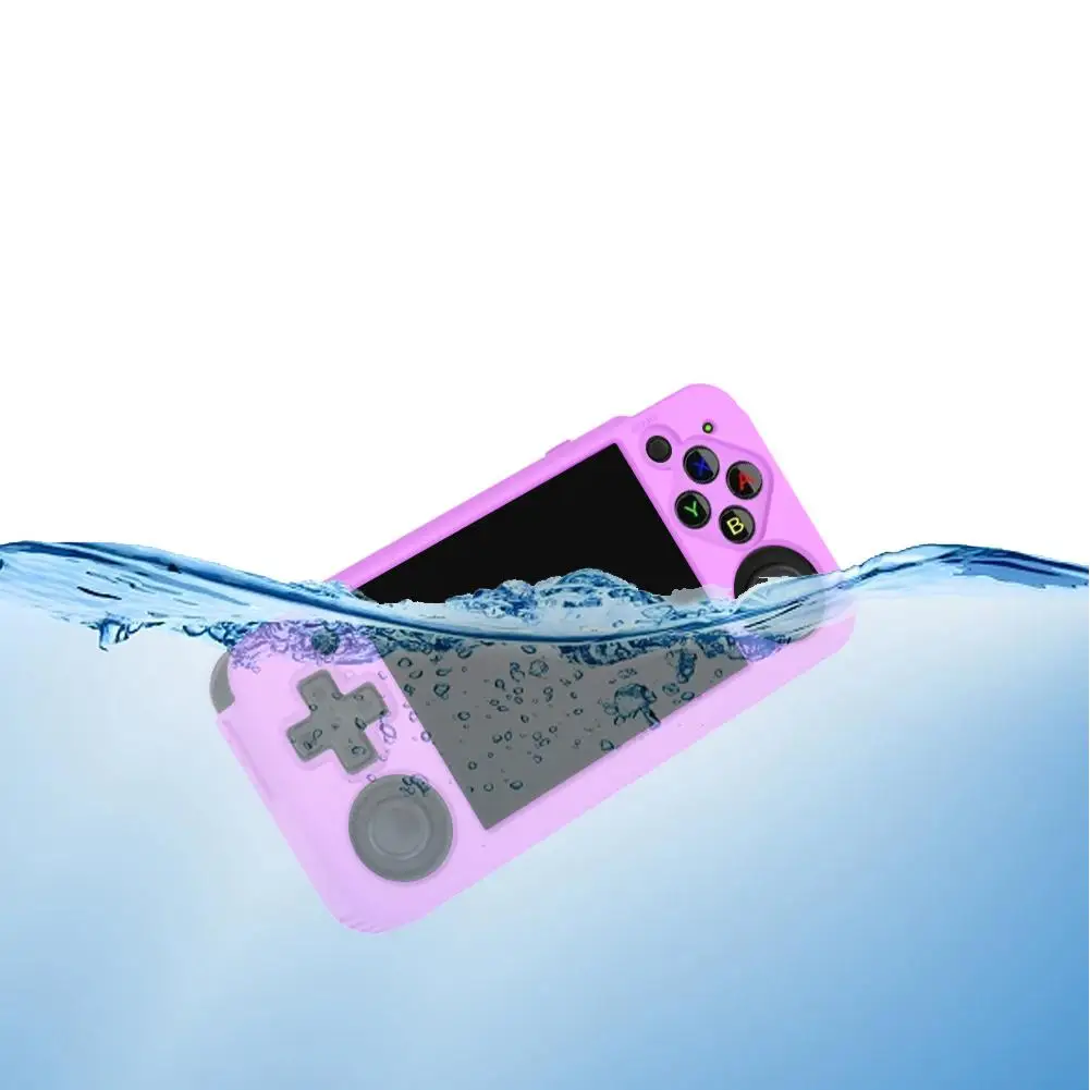 For ANBERNIC RG35 XX H Handheld Game Console Silicone Protective Cover Waterproof Storage Box Shockproof Portable Management Bag