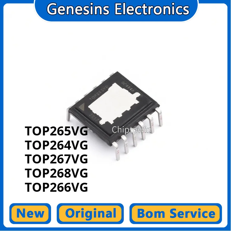 5/50/500 pcs TOP265VG TOP264VG TOP266VG TOP267VG TOP268VG eDIP-12 Power IC W7