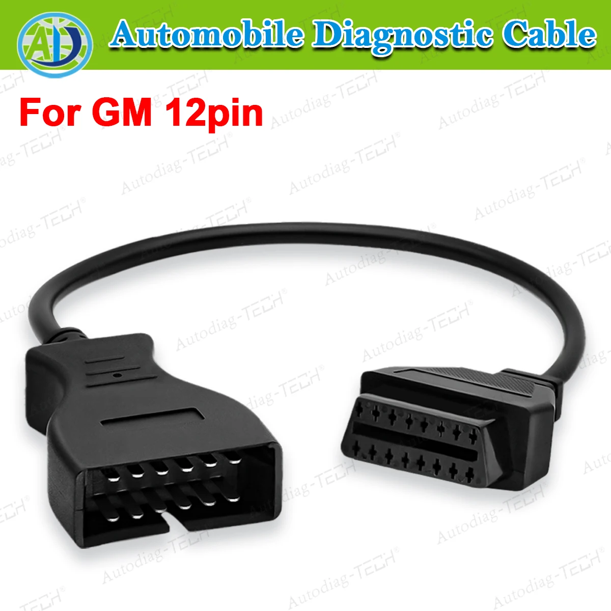 

Для автомобилей GM 1982-1995 OBD2 диагностический кабель 12-контактный на 16-контактный адаптер автомобильный разъем OBDII для диагностического инструмента сканера