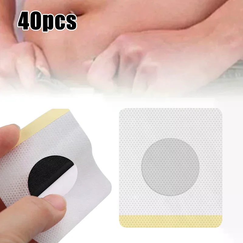 40pcs Body Shaping Patches Fast Burning Fat Lymphatic Improve Stomach Belly Slimming Stickers for Female Male Reduce Swelling