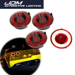 4pcs Car LED Tail Lights Assemblies Rear Stop Brake Light LED Stop Light Lamps For Chevrolet Corvette C6 Coupe Side Marker Lamp