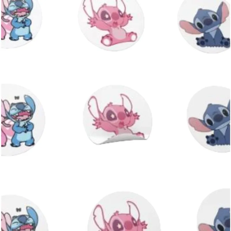 Disney Cartoon Aufkleber Rolle/500 süße Stich My Melody Kuromi Belohnung Aufkleber Student Handbuch Geschenk Dekoration Aufkleber