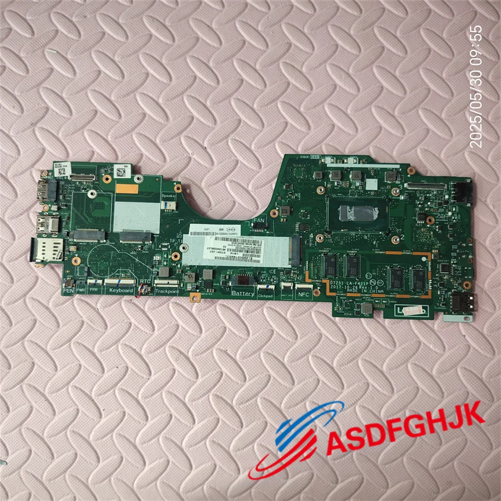 

DTZS1 LA-F421P для Lenovo Thinkpad X380 Yoga с I5-8250U 8G FRU: 5B20X01166 Материнская плата ноутбука ТЕСТ ОК