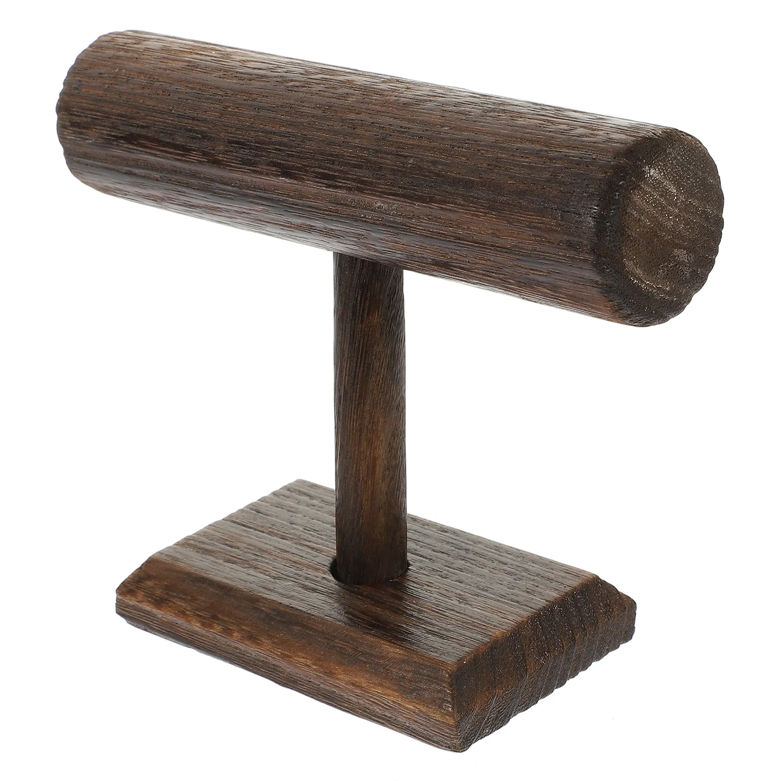 

Элегантная винтажная подставка для украшений из прочного дерева, держатель для браслетов, органайзер для аксессуаров на туалетный столик или офисный стол.