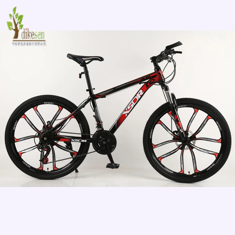 24 Speed folding bike for sale  Big discount mountain bike bicycle 26inch high carbon steel frame air tire  factory outlet