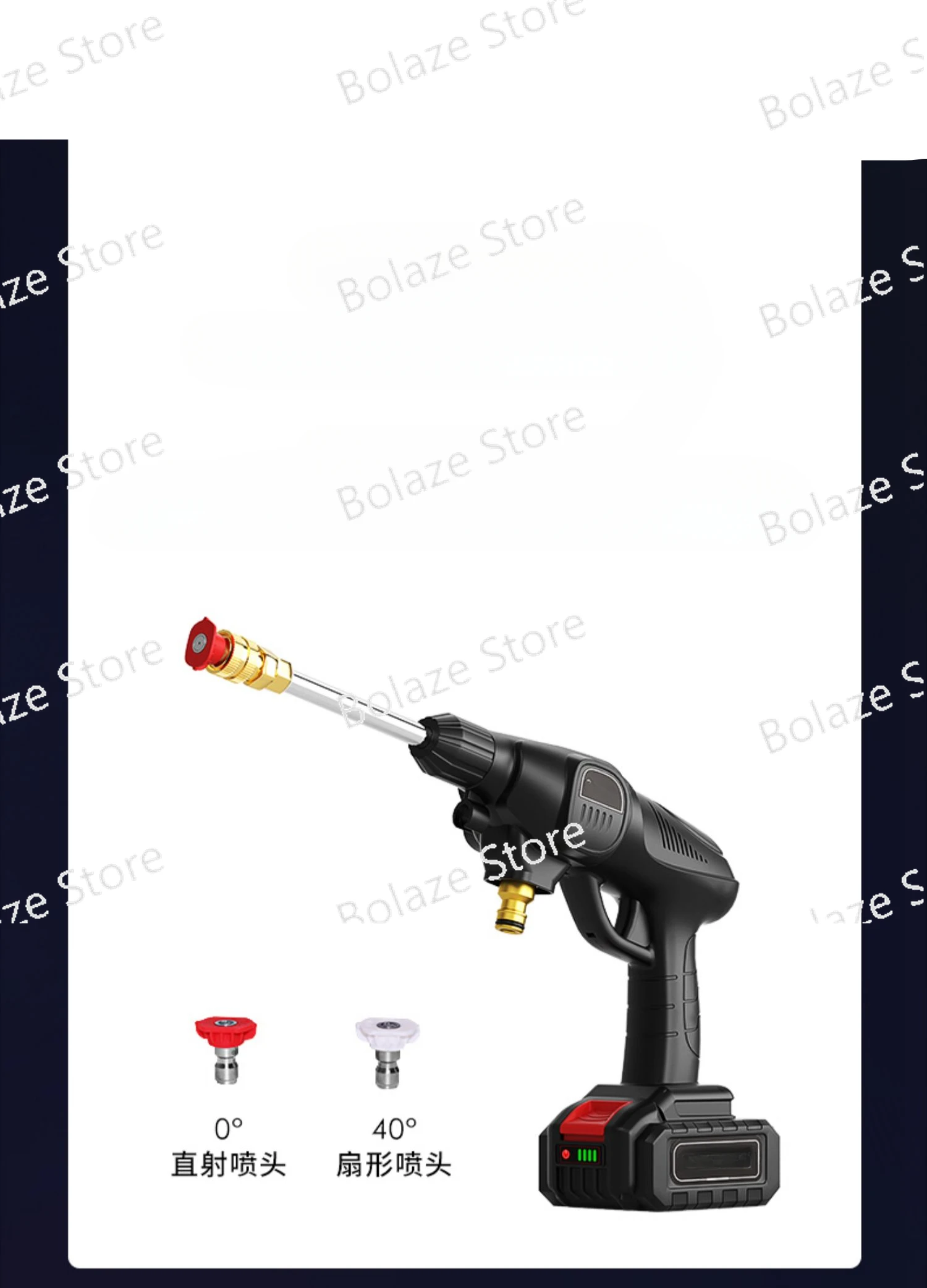 Rechargeable High-pressure Water Gun for Home Use, Car Snatching Brush, Lithium Battery, Water Pump Cleaning Tool