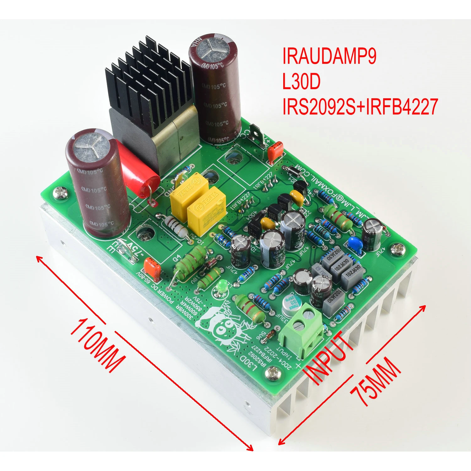 

300W+300W power amplifier board HIFI digital power amplifier board DIY audio amplifier board Mono class D power amplifier board