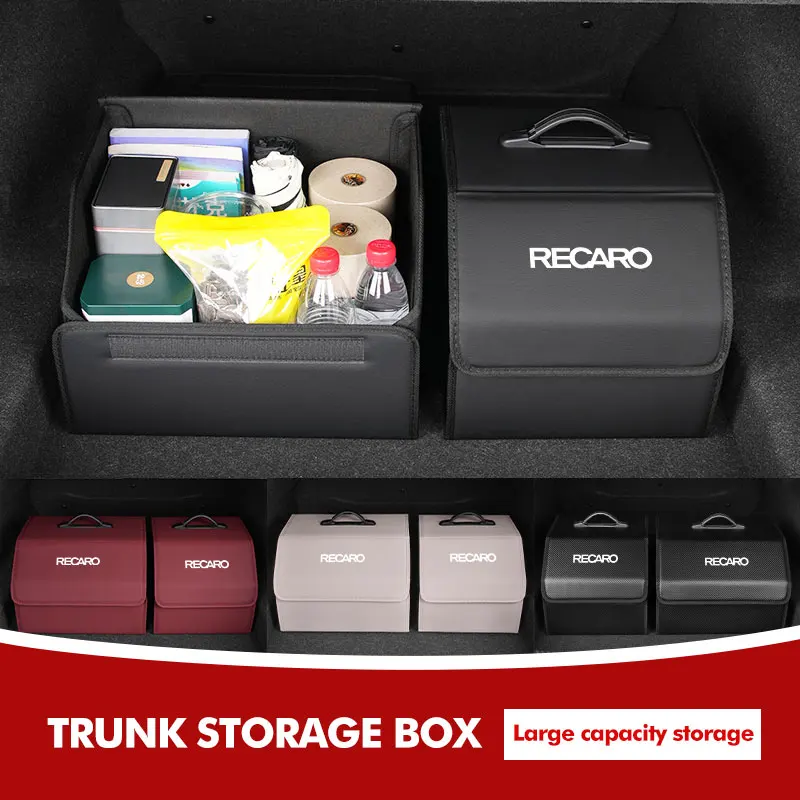

Car Storage Box Large Capacity Trunk Organize Stowing Tidying For Recaro
