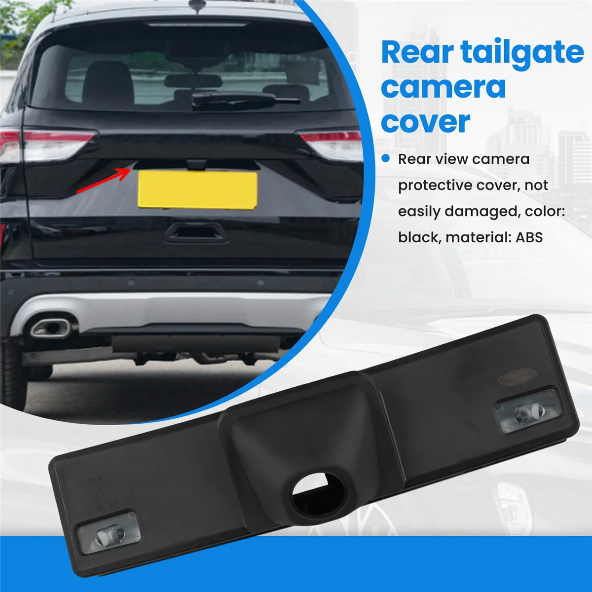 

Трендовый автомобильный кронштейн для задней камеры, защитный чехол для камеры заднего вида для 2,5 л Escape 2020-2023