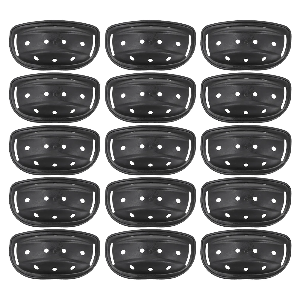 15 Pcs Protector Chain Pads Accessories Softball Chin Cup Plastic Hard Hat Mask