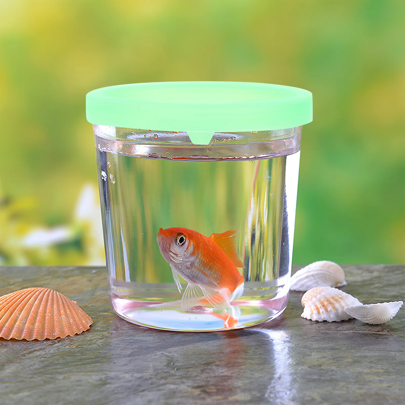 

12Pcs Multi Functional Jellyfish Cup Clear Plastic Cup for Flower Display and Small Fish Tank Use Great Gift Idea