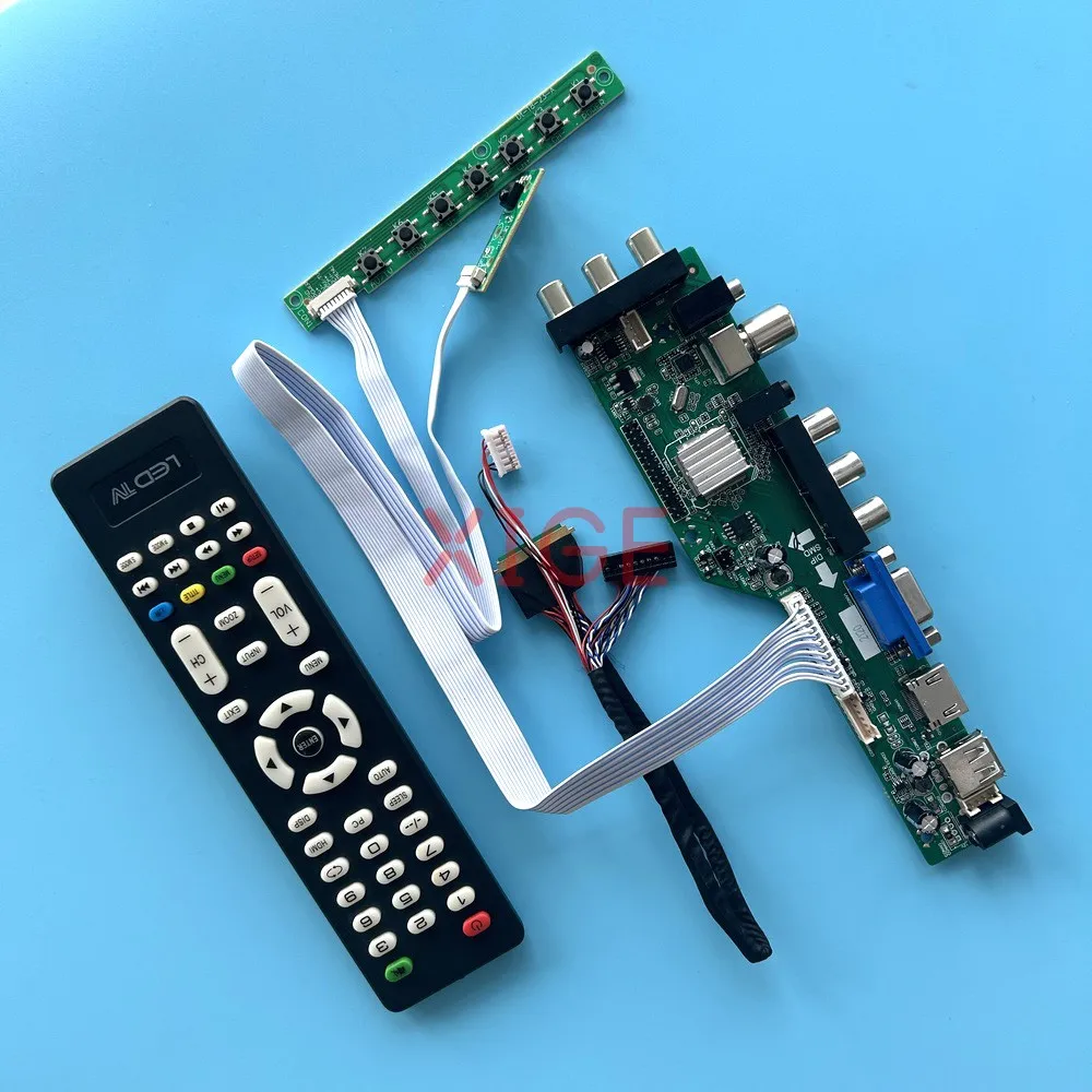 

Для LTN156AT32-L01/T01/W02/401 плата контроллера драйвера 40-контактный LVDS DVB-C/T 1366x768 матрица для ноутбука 15,6 "AV/USB/DHMI/VGA комплект DIY