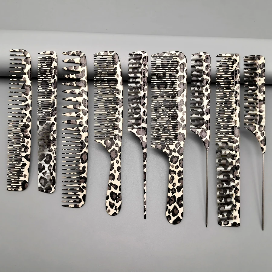 A Variety of Professional Salon Styling Combs to Choose From, Hair Stylist-Specific Cutting Combs, Including Men's Combs, Tail Combs, Women's Combs, Pompadour Combs, Apple Combs, Flat-Top Combs