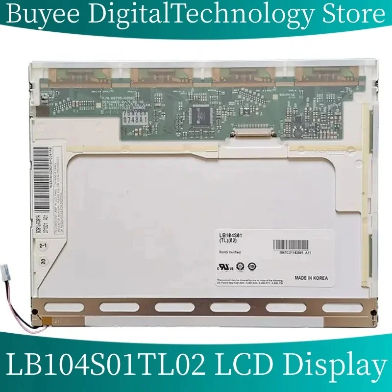 

NEW 10.4 Inch LCD Screen LB104S01TL02 LCD Display LB104S01-TL02 LB104S01(TL)(02) LED Screen Panel 800*600 Display