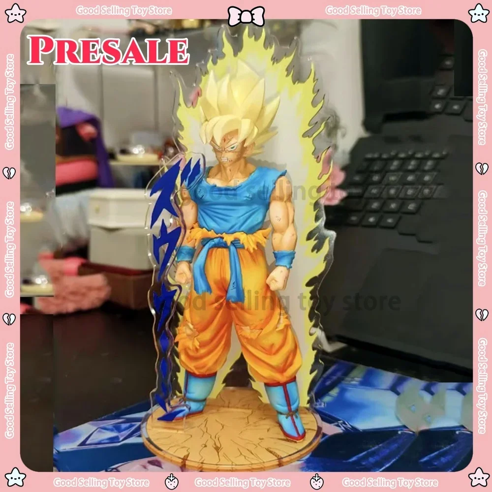 Dragon Ball Anime Figure Super Saiya Vegetto Action Figure Explosion Gorgeous Special Effect GK Double Headed Model Toy Kid Gift