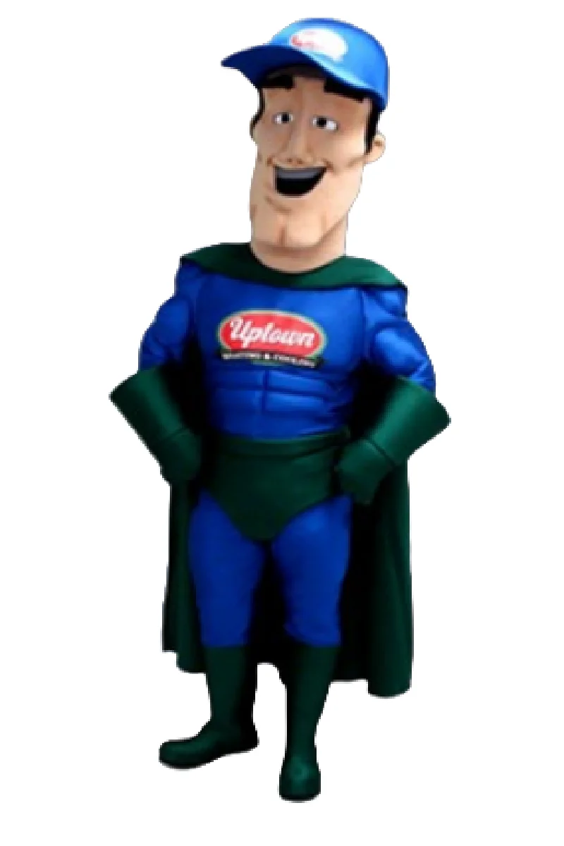 Uptown homem mascote traje personalizado fantasia anime cosplay kit mascotte tema fantasia vestido carnaval traje b0408