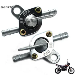 55mm X 6mm uniwersalny Inline Petcock motocykl/Quad/trawnik benzynowy kurek paliwa Anti-aging antykorozyjne szczelna gumowe srebro