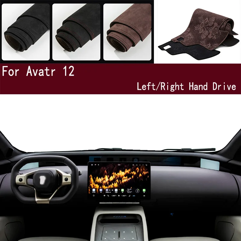 

For Avatr 12 Dashmat Dashboard Cover Instrument Panel Sunscreen Pad Ornaments