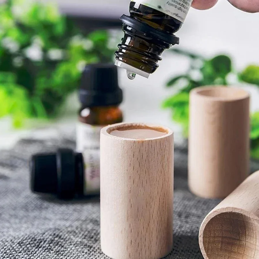 Cylindrical Expanded Fragrant Wood Essential Oil Specialized Home And Indoor Beech Wood Flameless Aromatherapy Ornaments