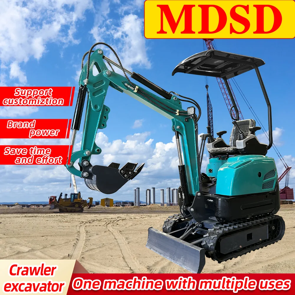 مبيعات المصنع مباشرة حفارة صغيرة 1.5 طن حفارة صغيرة للبستان المنزلي 2.0 طن هندسة سحق زاحف صغير exca