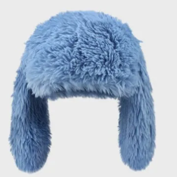 Cappello con orecchie di coniglio Cappello in peluche marea autunno e inverno Donna Inverno addensato caldo anti freddo Personalità Protezione per le orecchie Berretto avvolgente per la testa