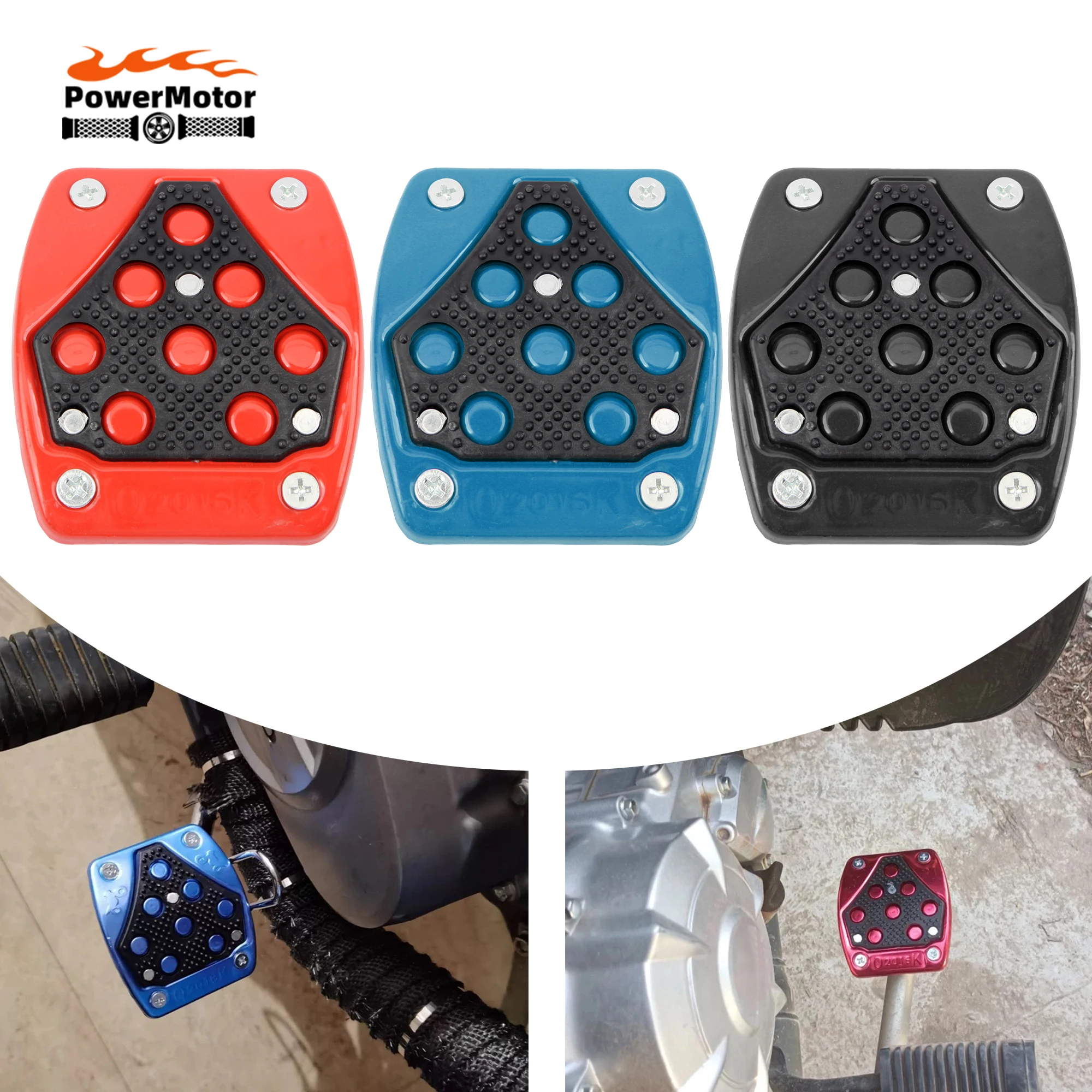 Universal Antislip Bremspedal Abdeckung Rutschfeste Motorrad Fußstütze Fuß Peg Bremspedal Für Yamaha Honda BMW Kawasaki Suzuki Teile