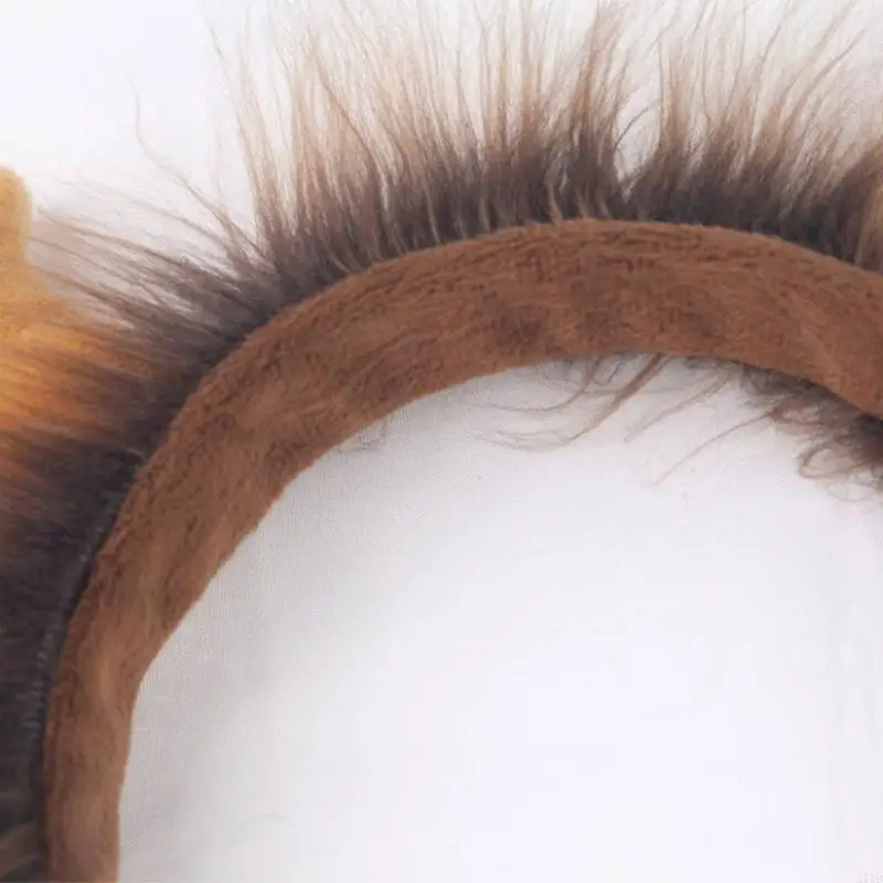 Decori Oggetti scena per bambini Collezione fasce per orecchie animali Fascia per capelli Copricapo Coda