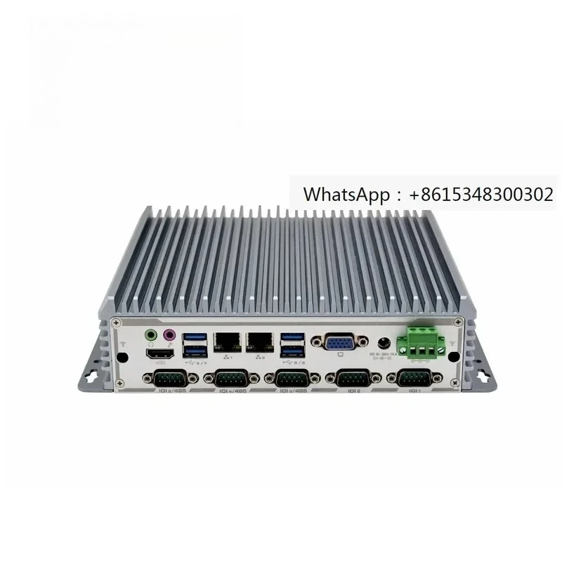 C6850S-C6 embedded 10/11th generation dual port multi 485 serial port fanless mini J6412 3i5i7 industrial control host