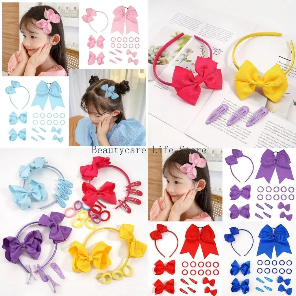 652C Uniform Hair Accessories Hair Bows,Hair Clips,Headband,Hair Tie for School Girl