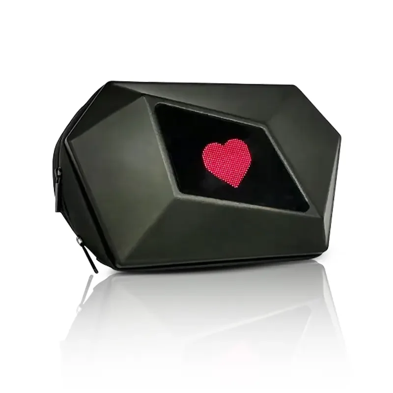 Fashion LED DIY Smart Backpack  Waterproof Hard Carapace