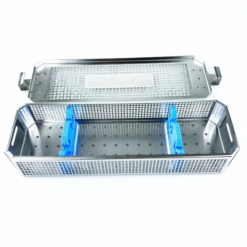 Stainless Steel Endoscopic Sterilization Basket Sterilization Tray Instrument Storage Case for Endoscopy Tools