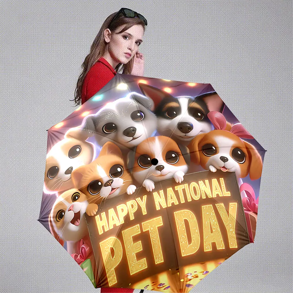 Cute Pets Illustration with 