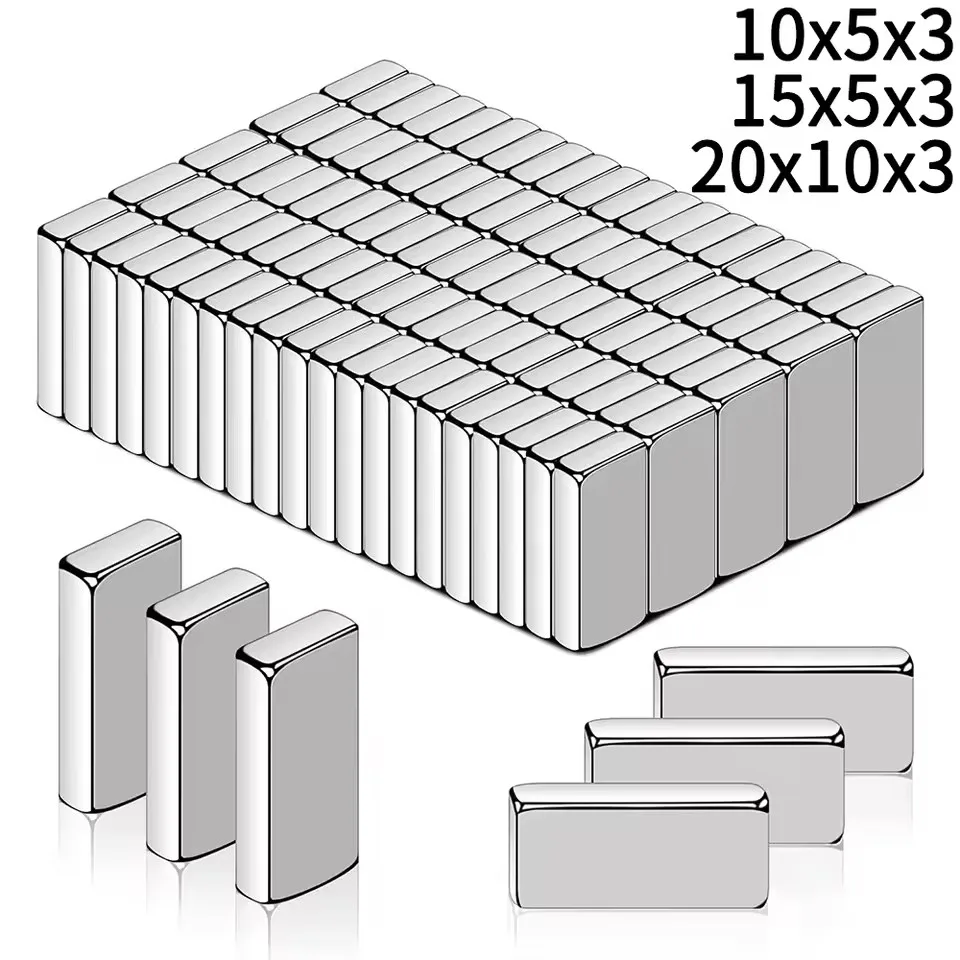 Sizes Round Block Rectangular Magnet Super Powerful Strong Magnetic Permanent for Fridge, DIY Craft, Office Whiteboard Magnets