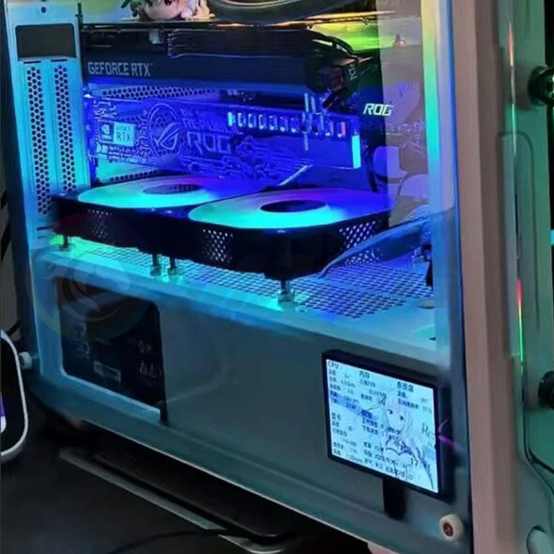 Desktop Chassis Computer Fan Magnetic Screw Nut Fixing Chassis For  10/15/20/25/38mm Thick Radiator PC Beautify MOD Part