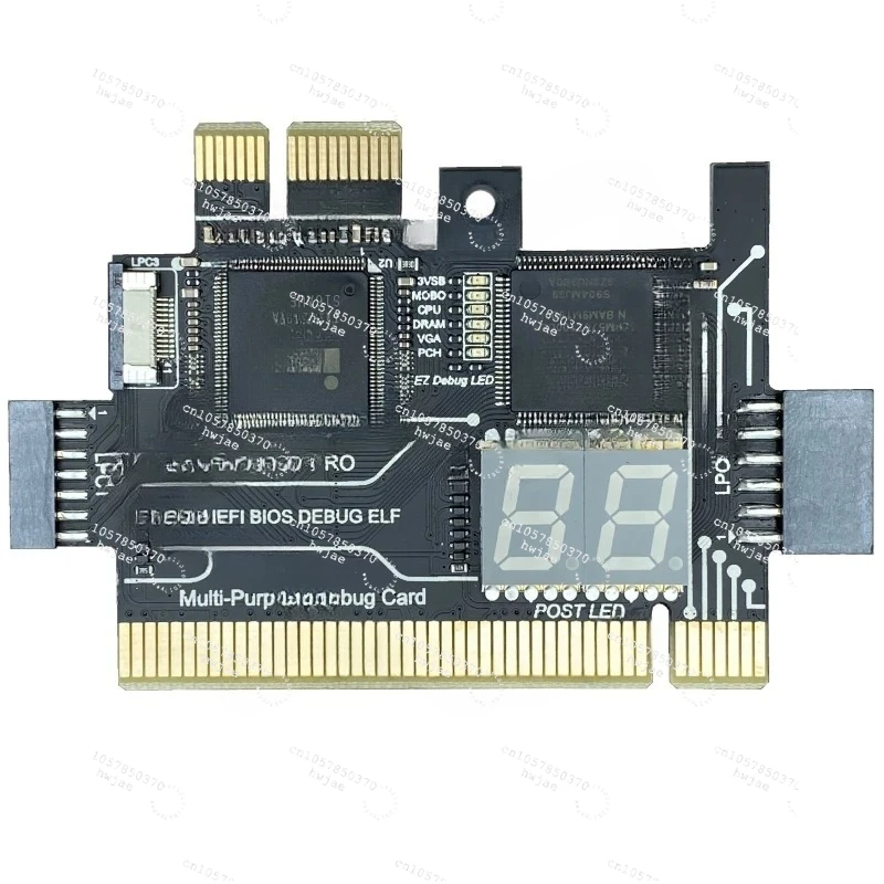 TL611 PRO Diagnostic Card, Pcie Diagnostic Card for Desktop Pci Motherboards for Desktops and Laptops(Black)