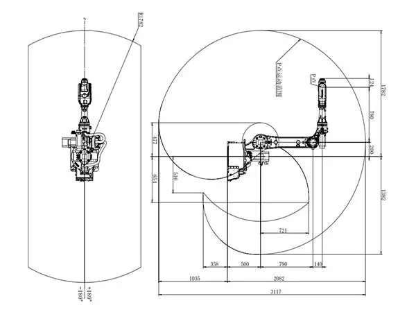 Saldatrice laser a fibra robot CRP per robot di saldatura CNC Saldatrice laser 3D robot ESTUN per tubi in acciaio inossidabile