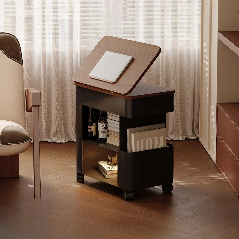 

Medieval removable side tables torage vintage style coffee tables solid wood folding журнальный столик living room furniture