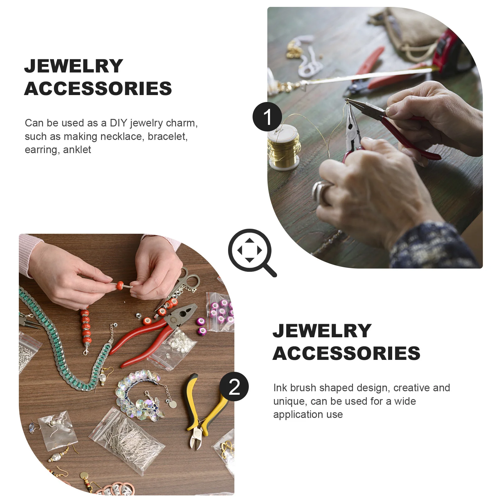 100Pcs Writing Pen Shaped Charms DIY Necklace Pendant Jewelry Making Material Alloy Keychain Pendants Alloy Jewelry Charms