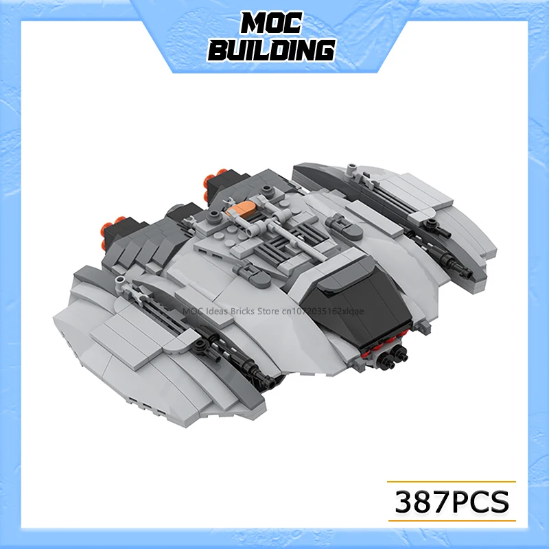 

Строительные блоки MOC, модель космической крепости, сделай сам, сборка кирпичей, креативный дирижабль, космический корабль, коллекция игрушек, дисплей, рождественские подарки